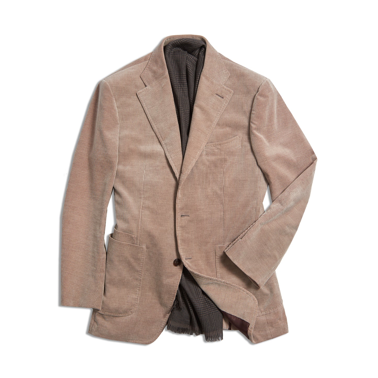 BEIGE CORDUROY BLAZER