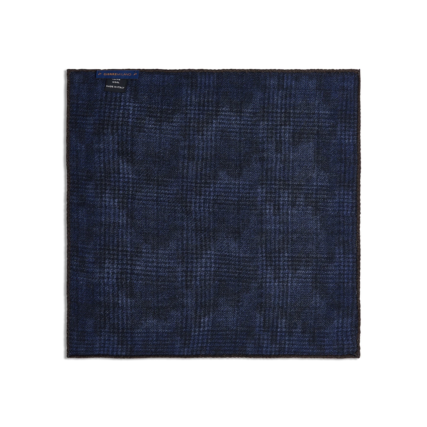 BLUE & BROWN "SPACE INVADERS" POCHETTE