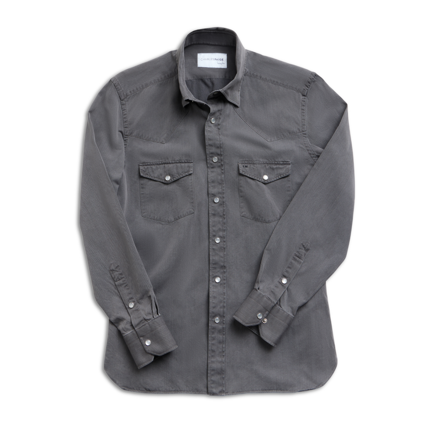 GREY DENIM WESTERN SHIRT