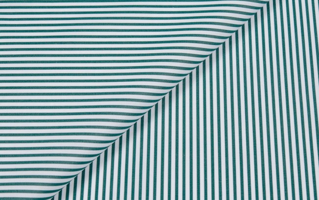 GREEN PINSTRIPE SHIRT