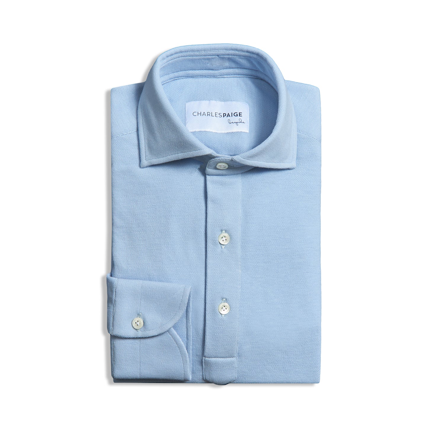 LIGHT BLUE JERSEY POPOVER