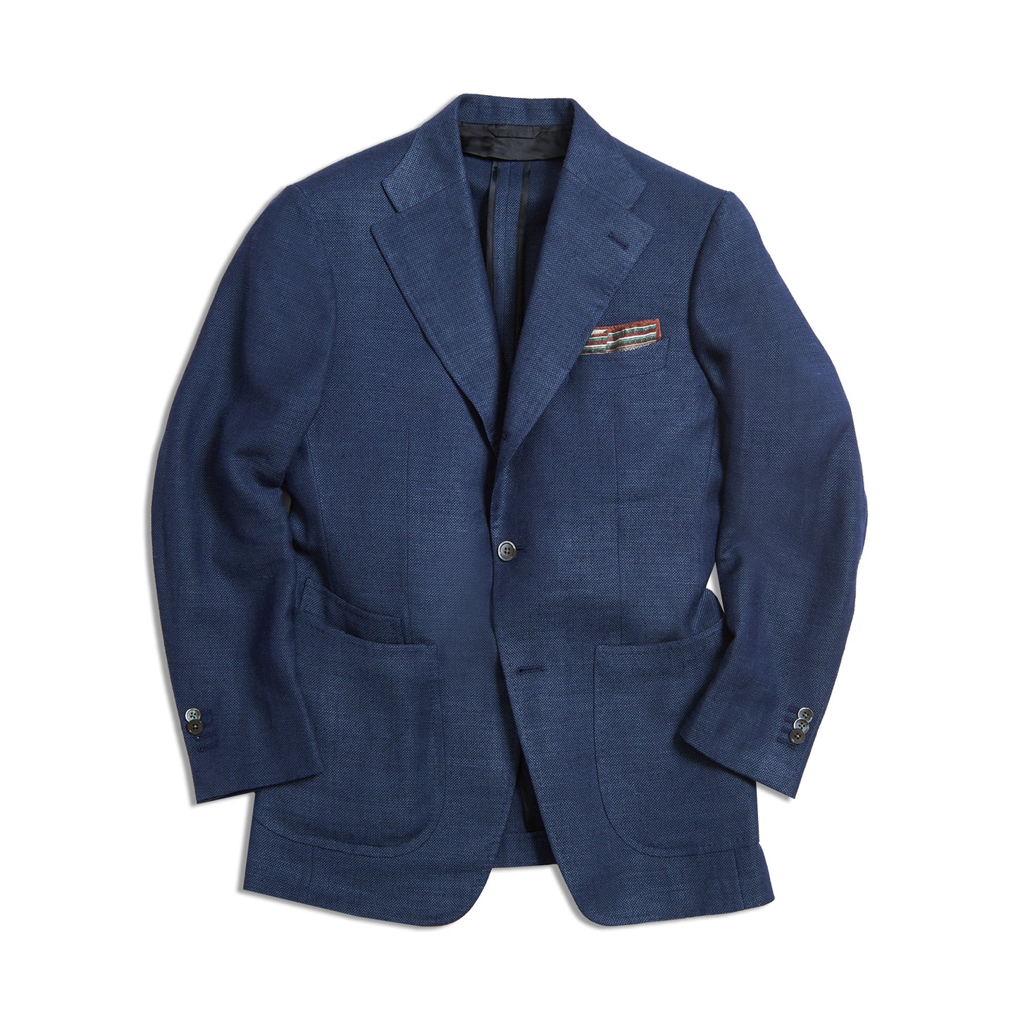 NAVY HOPSACK BLAZER
