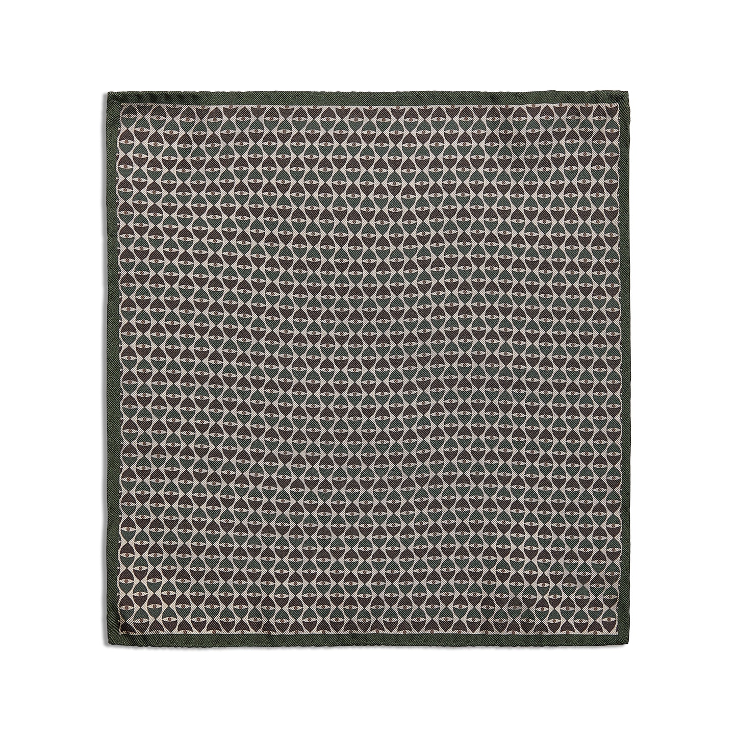 BROWN & GREEN POCHETTE